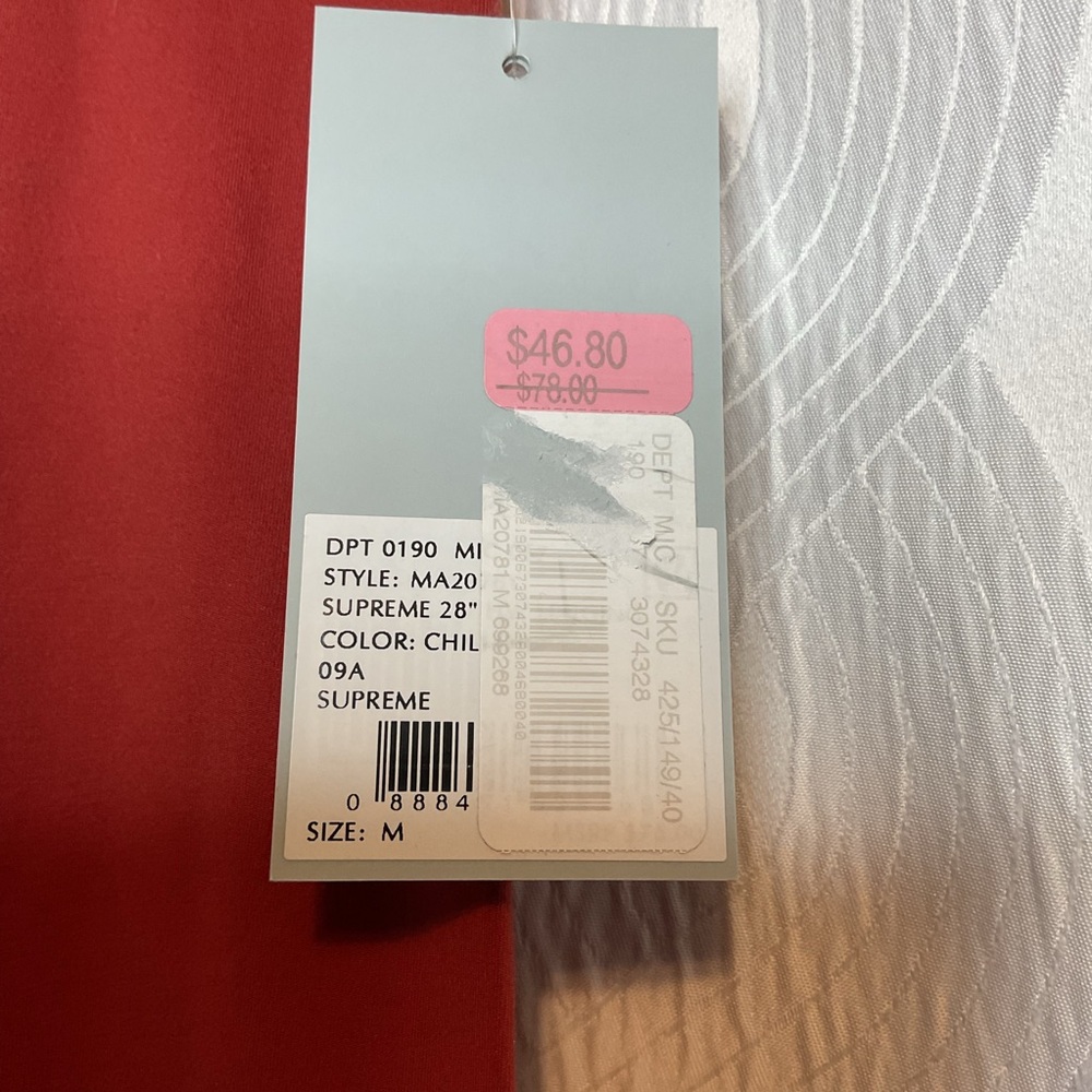 Antonio Melani 28in supreme legging Med NWT Chile color - Picture 4 of 12